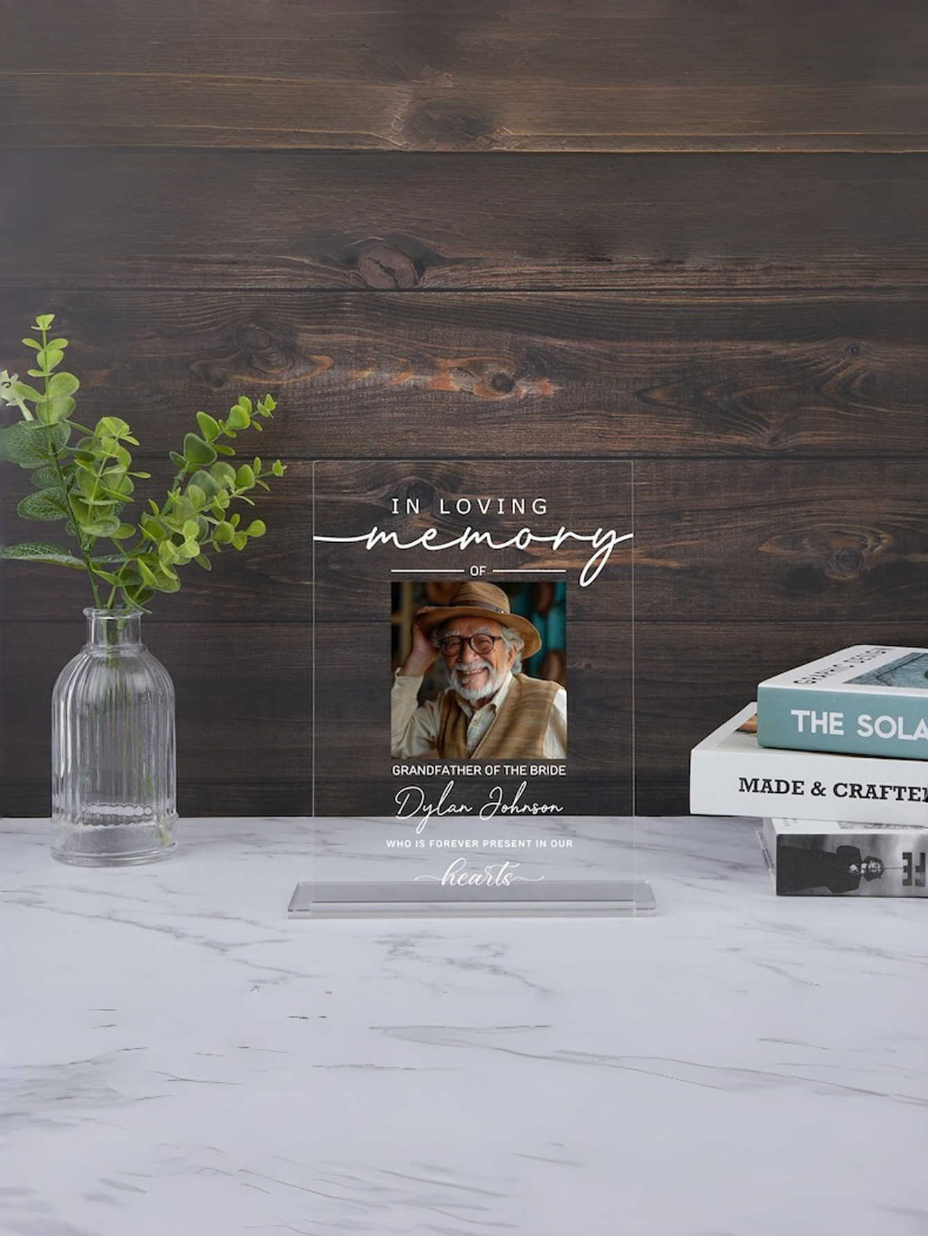 Heartfelt Memorial Custom Gifts Commemorative Acrylic Memorial and Condolence Gifts